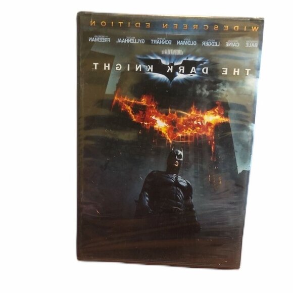 Batman - The Dark Knight (DVD, 2008, Widescreen) Christian Bale & Heath Ledger N - Picture 1 of 3